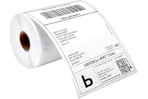 Direct Thermal Labels Roll 4'' x 6'', 350 Labels Direct T... - 20 ريال