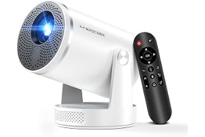 【Autofocus 】Magcubic Mini 4K Projector HY320pro, Native 1080p, 400 ANSI Lumens, 10,000:1 Contrast Ratio, Automatic Keystone Correction, Wi-Fi 6 & Bluetooth 5.4, 4K Home Theater Projector