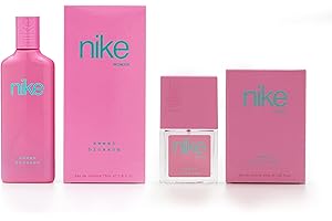 NIKE - Sweet Blossom Promoción 75 ml + 30 ml, Colonia Mujer, Pack 2 Productos, Perfume Formato Spray, Eau de Toilette natural y Femenina, Aroma Floral Afrutado, Fragancia Fresca