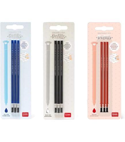 8 Stuks Uitwisbare Balpenvullingen – 0,7 Mm, Compatibel Met Legami – Thermogevoelige Inkt, Meerkleurig – Perfect Voor School, Kantoor & Creatief Gebruik