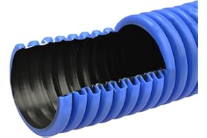 ‎LL ELEKTROPLAST STRÓŻA Doppelwandiger Kabelkanal aus Polyethylen mit gewellter Außenwand und glatter Innenwand Kabelbrücke 450N Wellrohr Wellrohr Verlegung im Erdreich Leerrohr Einzugshilfe 15m Ø 32mm