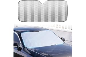 FEEGOW Car Windshield Sunshade, Car Windscreen Cover Car Screen Sun Shades Windscreen Sunshade Sun Visor Keep Car,Van Or Auto Cool From The Summer Sun (130 * 60cm)
