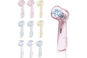 LUXIREMI 8 sztuk etui ochronne na elektryczne szczoteczki do zębów firmy Oral B, higieniczne etui ochronne na podróż chroni przed zarazkami i kurzem dla lepszego zdrowia