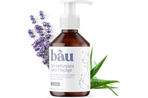 BÀU Bau Cosmesi Shampoo Secco per Cani, Gel Detergente Senza Risciacquo, Igienizzante e Idratante, Shampoo a Secco per Cani - Senza Parabeni e Siliconi, Naturale e Bio con Aloe Vera - Lavanda (250 ml)