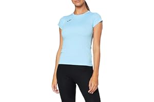 Joma Camiseta Deportiva Manga Corta Mujer, 6XS - 3XL - Mantiene Seco el Contacto con el Cuerpo, Ideal para Running o Gym - Combi