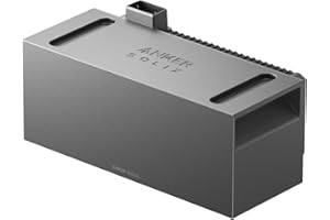 ‎ANKER Anker SOLIX BP1600, Balkonkraftwerk mit Speicher, 1600Wh Akku für Solarbank 2 Serie, 6000 Ladezyklen, Erweiterbar auf 9600Wh, IP65 wasserdicht & staubfest, Modulares Design
