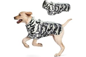 HJYOKUSO Manteau Chien Imperméable, Manteau pour Chien, Manteau Chien avec Fermeture à Glissière, Manteau Chien Hiver, Manteaux d'hiver pour Chiens, Pull pour ChienPour Chiens de Petite Moyenne et Grande XXXL