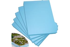 MHDJQ Base de Diorama de Tablero de Espuma para Manualidades 30 x 20 x 2cm Tableros de Espuma para Modelismo DIY Creación de Maquetas y Artesanales 5Pcs (5, 30 * 20 * 2cm)