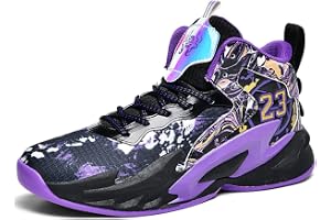 Meqoze Basketskor för män sportskor höga fritidsskor stötdämpning basketskor män lätta halkfria sneakers löparskor promenadskor sneakers