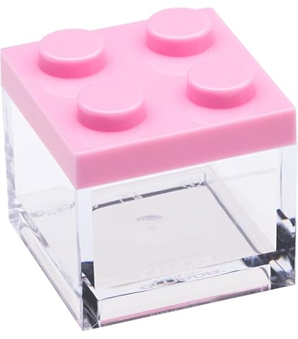 24 Scatoline Trasparenti 5x5x5 Cm Con Tappo Colorato - Ideali Per Confetti, Bomboniere E Regali - Foto 13