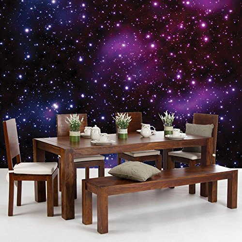 Vlies Fototapete PREMIUM PLUS Wand Foto Tapete Wand Bild Vliestapete – Galaxy Sterne Weltraum – no. 499, Größe: 300 x 210 cm Vlies - 9