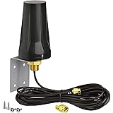 Bingfu Outdoor 4G LTE Antenna Wall Mount Waterproof SMA Male 5dBi Aerial Compatible with Vodafone EE O2 Three 4G LTE Router G