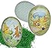 Produktbild Unbekannt 2 tlg. Set: Ostergras + Füll - Pappei 18 cm Winnie the Pooh Bär Puuh Tigger I-aah Ferkel - Osterei / Ei zum befüllen - Deko Pappe Papp Pappeier Dekoei Pappostereier Füllen Princess