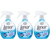 Lenor Wrinkle Release Spray Removes Wrinkles in Fabric - Spring Awakening Scent - Pack of 3 x 500ml