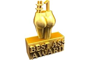 FRIFER Ornamento del Trofeo d'oro per miglior premi per Culo, Scultura del premi per la Figura del Corpo Divertente, Trofeo per premi del Culo Divertente per l'arredamento del Desktop