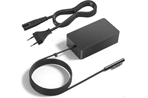 NATNO Cargador 65W para Microsoft Surface Pro 11/X/10/9/8/7/ 7+/6/5/4/3, Surface Laptop 7/6/5/4/3/2/1, Surface Go 4/3/2/1, Surface Book 3/2/1 Ordenador Portátil Alimentación