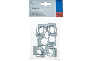 Kopp serraggio per tubi isolanti M20, 10 pezzi, grigio, 397820090