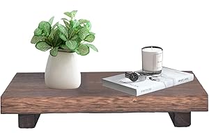 CAVSPKART Wood Decorative Dispenser for Display,Farmhouse Bathroom Counter,Pedestal Riser Plant Stands,Rustic Kitchen Sink Organizer,Wood Riser Pedestal Holder for Home Decoration