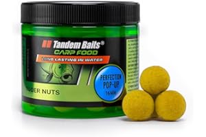 Tandem Baits Carp Food Perfection Mini Pop-Up, D'appâts pour carpes, Pêche de la Carpe, Peche, Pop-Ups, Bouillette Carpe, Professionnel Accessoires de Pêche Carpe 16mm 70g