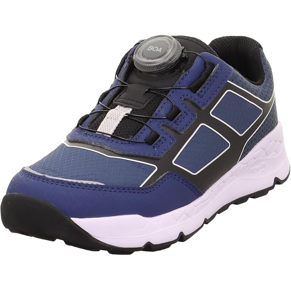 Superfit Jupiter 8020 - Scarpe da Ginnastica da Bambina, Leggermente Foderate, Gore-Tex, Colore: Blu/Rosa