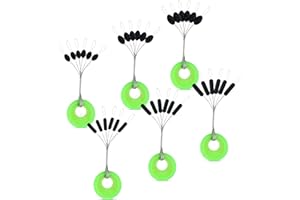 ‎AMZFISHING AMZfishing NEU Gummistopper oval oder rund in 3 Größen | Posenstopper | Stopper Angeln | Schnurstopper | Silikonstopper