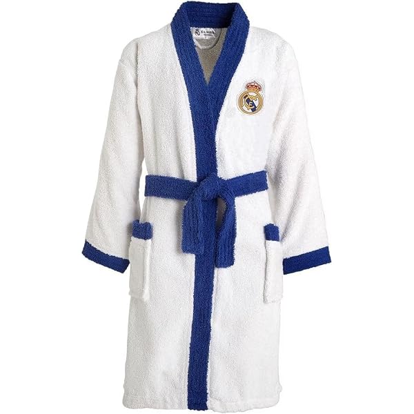 Real Madrid Badjas - Zacht En Comfortabel Voor Volwassenen En Kinderen, Perfect Cadeau Voor Fans
