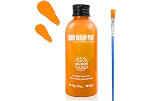 VIOLA HOUSE Face Bodypainting Farben,Gesichts & Körperfarbe Makeup Erwachsene,Christmas Gift Make-up 90g/3.14oz (Orange)