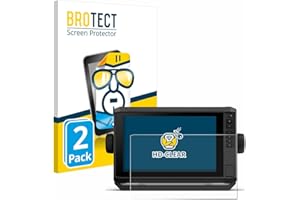 BROTECT Protector Pantalla para Garmin ECHOMAP UHD2 9" Protector Transparente (2 Unidades) Anti-Huellas