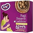 Early Foods Ragi Sesame Laddoo : A2 Ghee Ragi Til Laddu With Jaggery | Sugar Free Laddu | Desi Ghee Laddoos | Ragi & Til Laddu | Postpartum Ladoo | Nuvvula Laddu, 250 Gram
