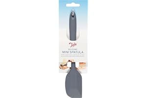 Tala Silicone Mini Spatula in Grey Colour, Heat Resistant up to 240 Degrees and Ideal for Serving All tasks of Sauces and Soups, Ideal to use with Non-Stick Cookware, Dishwasher Safe