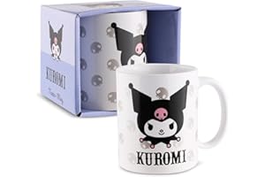 CORIEX Hello Kitty Filiżanka 350 ml – Kuromi Classic Design kubek ceramiczny z uchem – oficjalny design Sanrio – prezent dla dzieci i fanów – filiżanka do kawy/kubek
