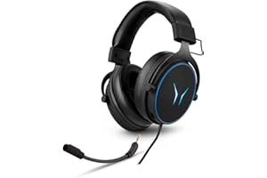 ERAZER Mage P20 Gaming Headset (240cm Kabel, Over Ear, Flexibles & abnehmbares Mikrofon, Fernbedienung, RGB Beleuchtung, 3,5mm Audio, USB, ES9260Q Soundchip)