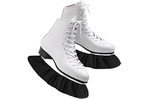 CUAYAES Ice Skate Guards,Soft Ice Hockey Skates Blade Covers, Youth Figure Ice Skating Accessories, Elastic Ice Skate Soakers Blades Protector Cover for Girls Boys