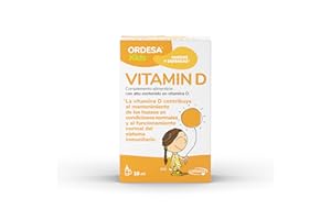 Ordesa Vitamin D | 10 ml | Complemento Alimenticio con Vitamina D en Gotas para el mantenimiento de Huesos y Dientes para Niños y Adultos