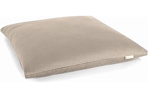 Lotuscrafts Esterilla de Meditación Zabuton Deluxe - Extra Gruesa - Cojín de Meditación para Meditación Relajada - Funda Lavable 100% Algodón - Certificado Gots