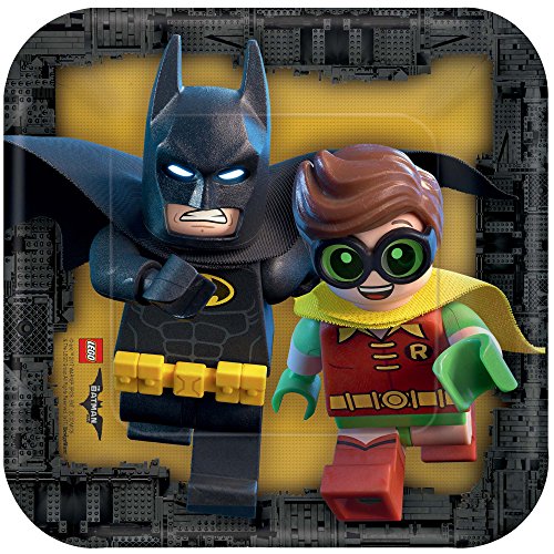 Amscan International 541709 18 cm "Batman Lego" Papier Teller