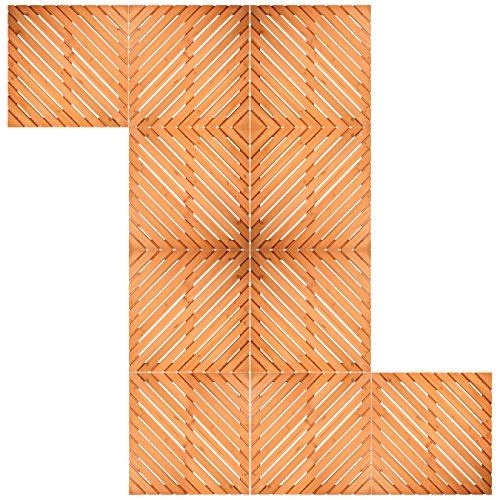 Preisvergleich Produktbild Protenrop Set von Korkböden Holz Waterproof 10 Stück