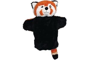 EcoBuddiez Hand Puppet - Panda Roux de Deluxebase. Marionnettes à Main en Peluche Panda Rouge pour Les Enfants. Marionnettes animales écologiques pour Les Jeux de rôle et Les Cadeaux d'enfants.