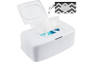 Fzyisw Feuchttücher Box Baby Feuchttücherbox Feuchtes Toilettenpapier Box Feuchttücher Spenderbox Taschentuch Aufbewahrungsbox mit Feuchttücher Tasche für Zuhause und Büro