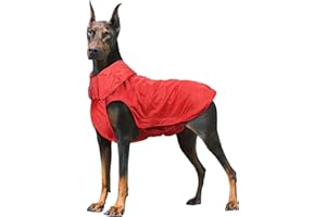 IREENUO Abrigo Perro Impermeable - Chaqueta Impermeable Perro Abrigo de Perro para Perros Medianos y Grandes, 5XL
