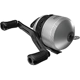 Zebco 33 Spincast Fishing Reel, Replaceable Right or Left Hand Pull, Built-in Bite Warning, All Metal Gears, Z
