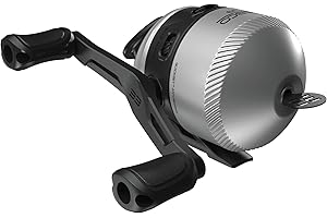 Zebco 33 Spincast Fishing Reel, Quickset Anti-Reverse with Bite Alert, Smooth Dial-Adjustable Drag, Powerful All-Metal Gears with a Lightweight Graphite Frame