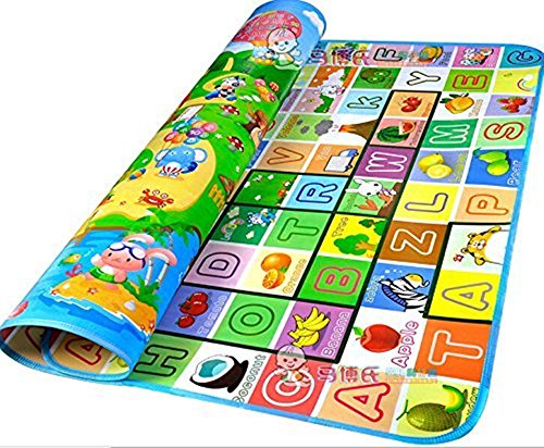 Baby-Kind-Kleinkind Spielteppich Crawl Mat Spielmatte Babyschleichenmatte Picknick-Decke 200*180CM