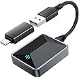 HOTPEAK Wireless Carplay Android Auto Adapter,2 in1 CarPlay Android Auto Wireless Adapter,Easy Plug and Play,High-Speed 5.8GHz,Low Latency,Compatible with Car from 2016+,IOS 10+,Android 11+