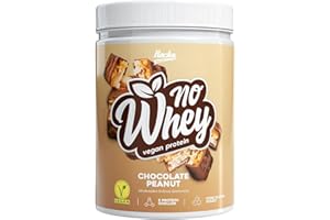 ‎ROCKA NUTRITION Rocka Nutrition NO WHEY veganes Proteinpulver | Pflanzliches Protein Pulver mit 20 g Protein pro Portion | Multikomponentenprotein | 100% Geschmack | 300 g (Chocolate Peanut)