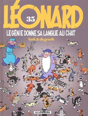 LE GENIE DONNE SA LANGUE AU CHAT