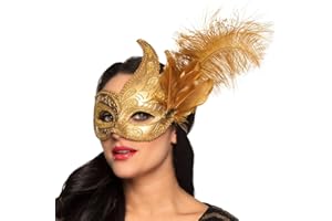 Boland Venezianische Augenmaske, Accessoire, Kostüm, Karneval, Mottoparty, Halloween, Maskenball