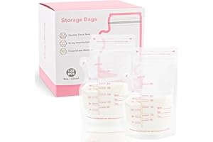 YARVPUV 120 Pièces Sachets Conservation Lait Maternel 250ml Sac Congélation Lait Maternel Double Fermeture Étanche Sac Lait Maternel Congelation Matériau Alimentaire Sans BPA