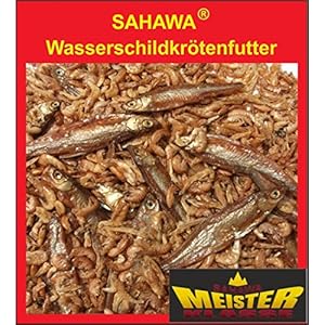 SAHAWA® Wasserschildkrötenfutter mit ganzen Fischen 2 Liter