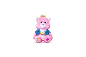 Basic Fun Care Bears x Stranger Things Cheer Bear as Eleven – 22 cm Plush – Limited Edition Collectible – Gift for Stranger Things Fans